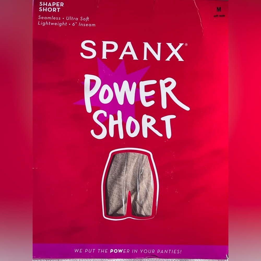 SPANX POWER SHORT, size M, cafe au latte, NWT - Picture 4 of 6